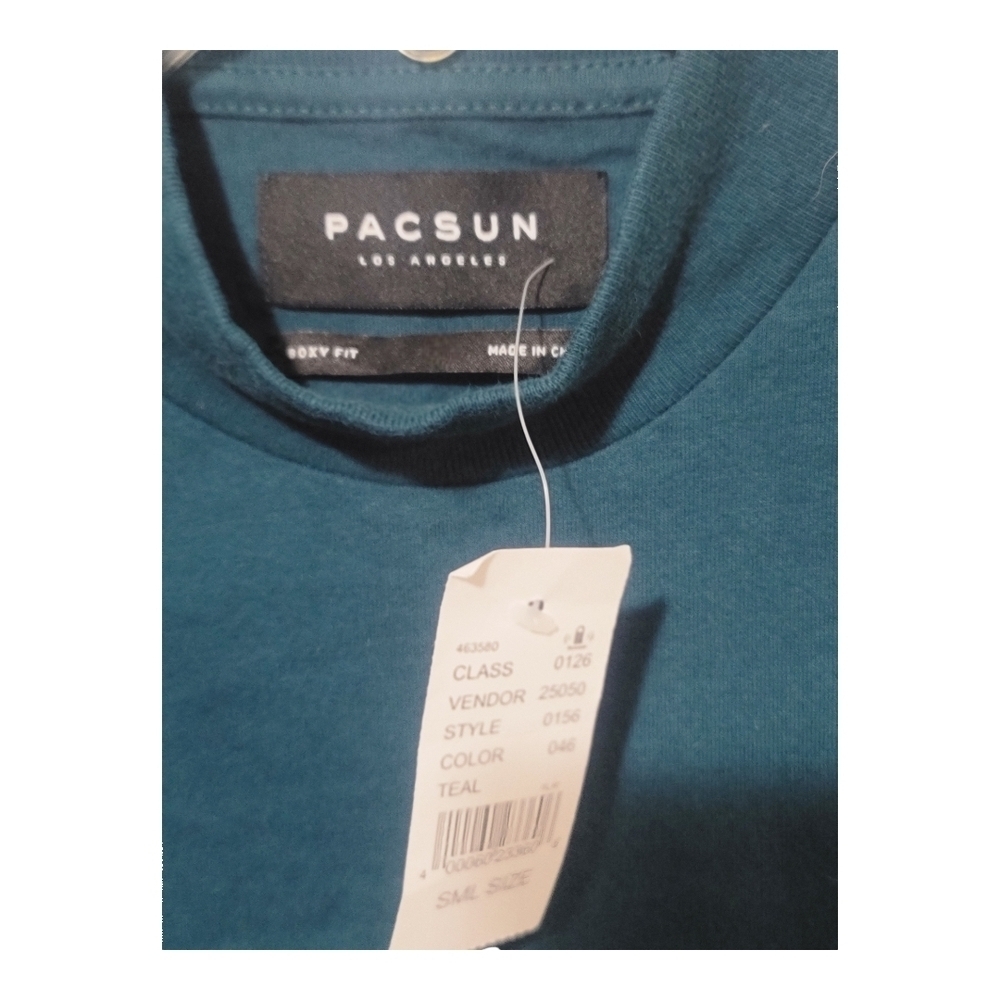 🏈Men's Teal Long Sleeve Shirt - Picture 3 of 4